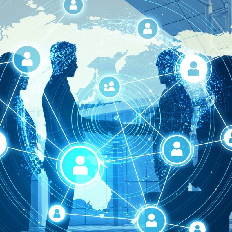 Global networking concept image.